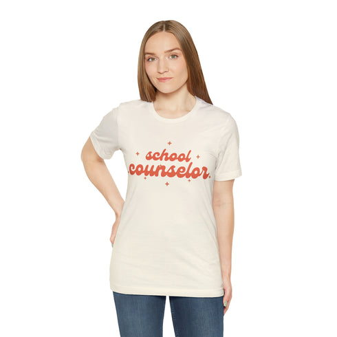 School Counselor Star Tee